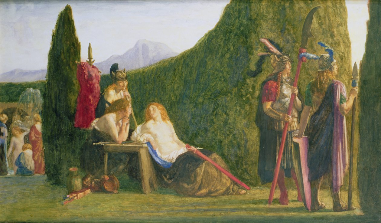 Hippolyta királynő gárdája, 1908 alkotó: Robert Anning Bell