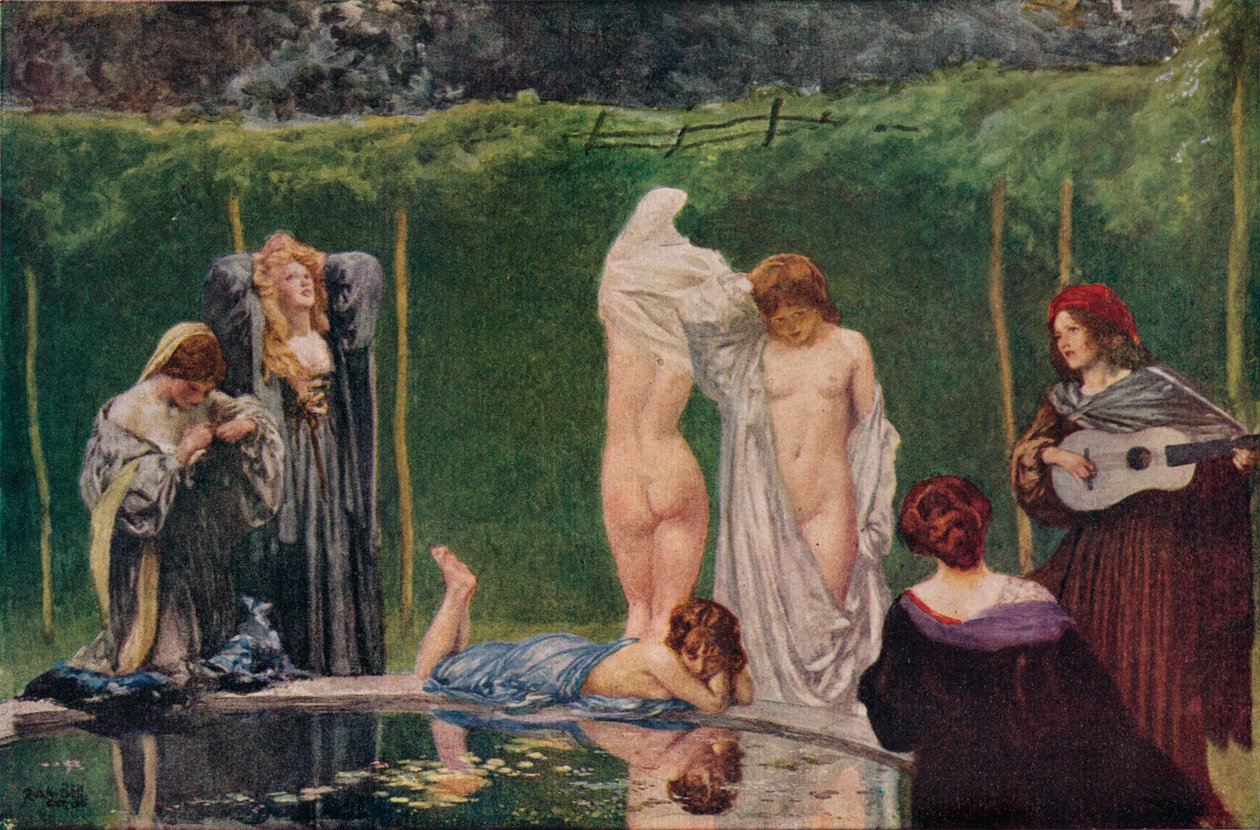 A medence, 1906, 1918 alkotó: Robert Anning Bell