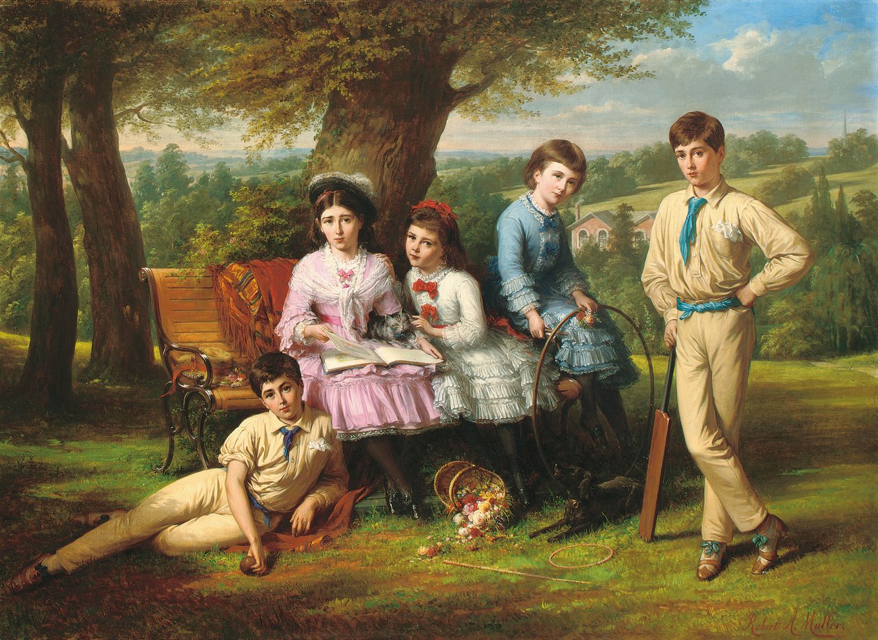 A Johnston gyerekek alkotó: Robert Antoine Muller