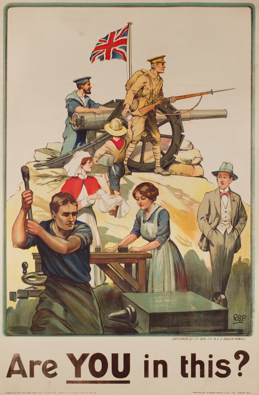 TE benne vagy ebben?, 1915 alkotó: Robert Baden Powell