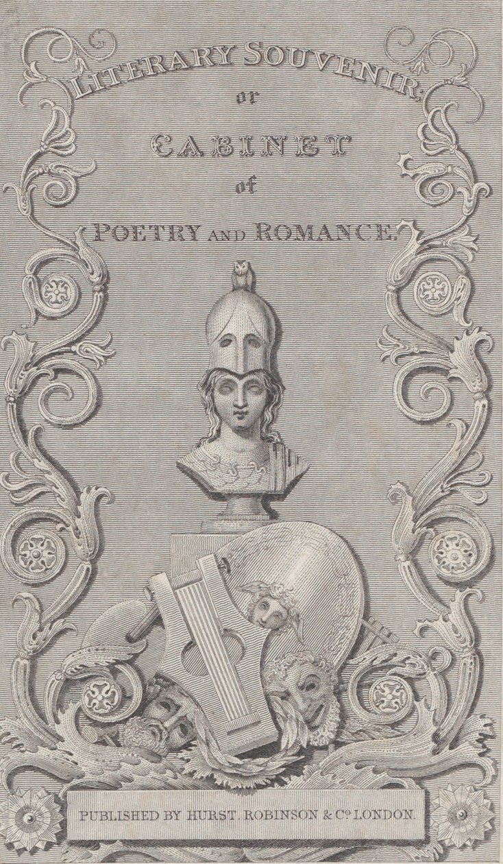 Kereskedelmi kártya irodalmi emléktárgyhoz, 19. század. alkotó: Robert Baker