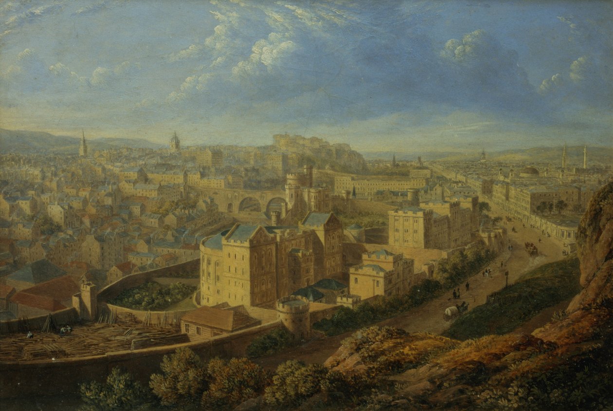 Edinburgh a Calton Hilltől alkotó: Robert Batty