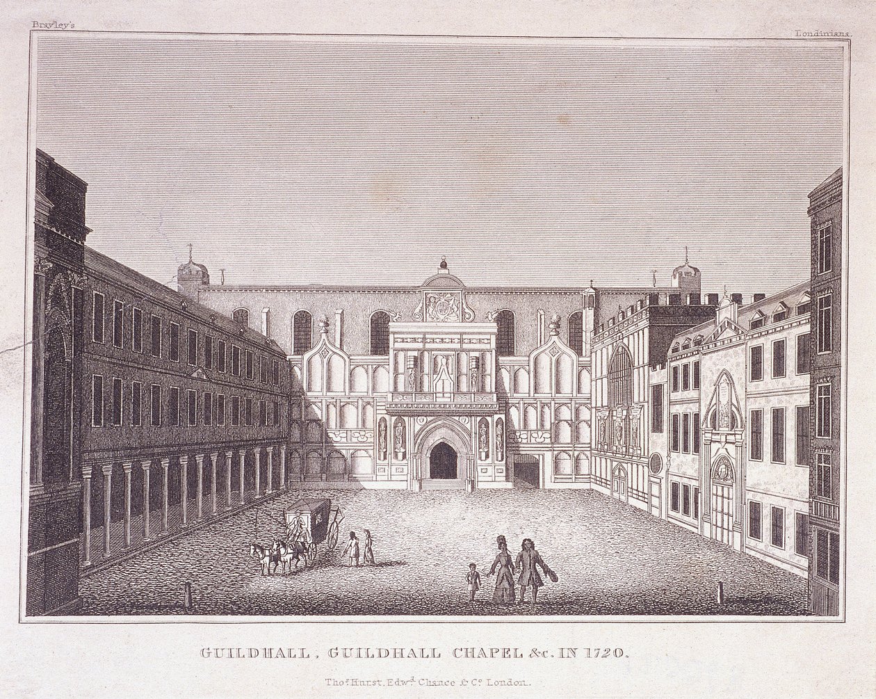 Guildhall, London, 1788 alkotó: Robert Blemmell Schnebbelie