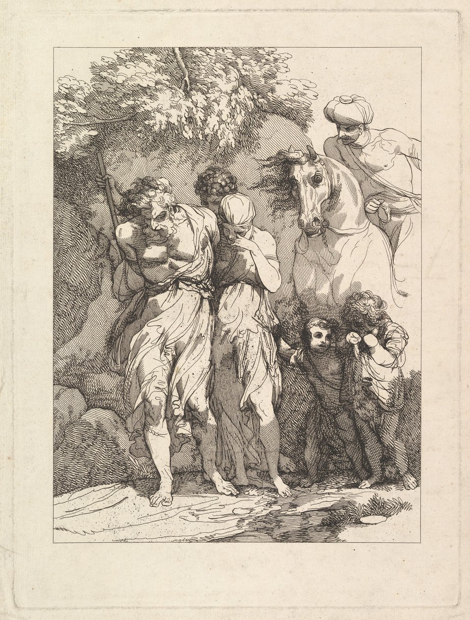 Egy rab család, kb. 1783. alkotó: Robert Blyth