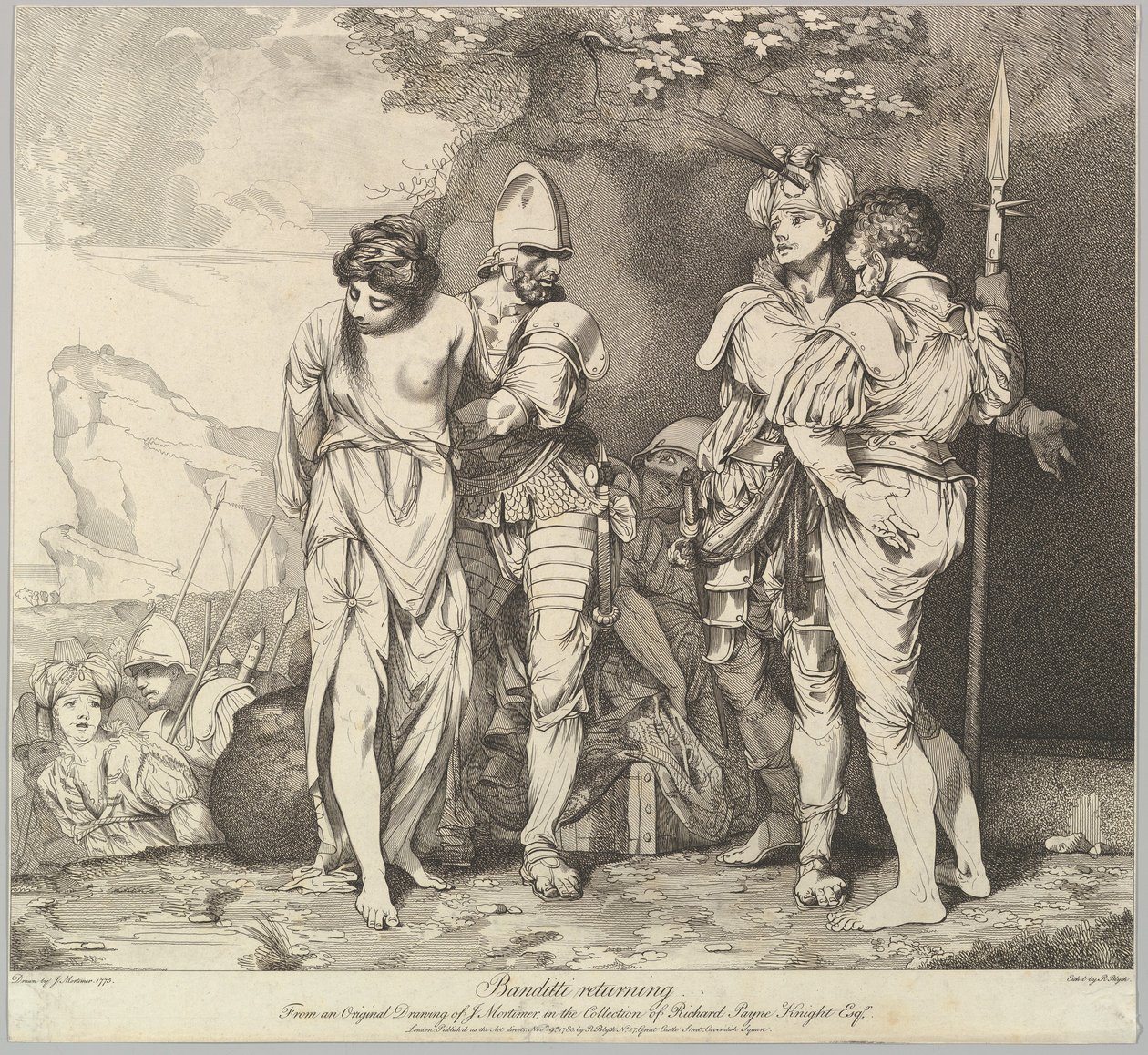 Banditti visszatér, 1780. november 9. alkotó: Robert Blyth