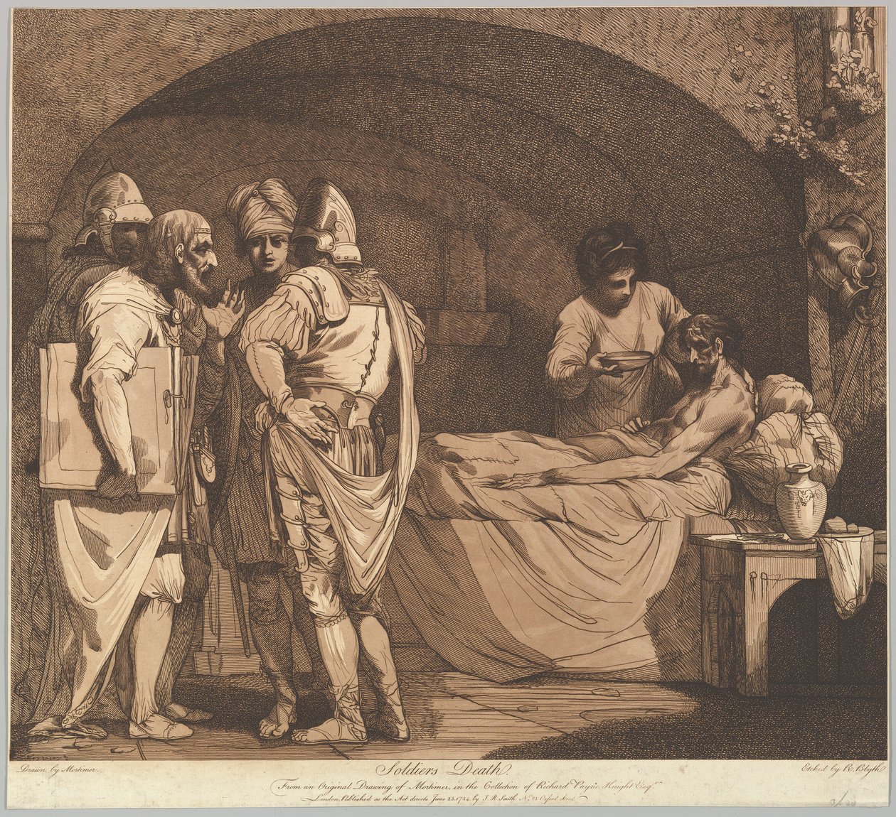 Katonák halála egy katona életéből és halálából, 1781. május 1. alkotó: Robert Blyth