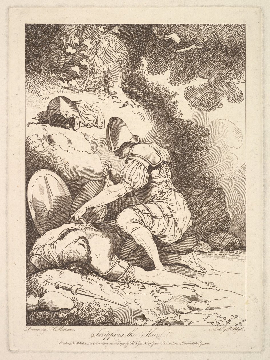 A megöltek megfosztása, 1779. november 15. alkotó: Robert Blyth
