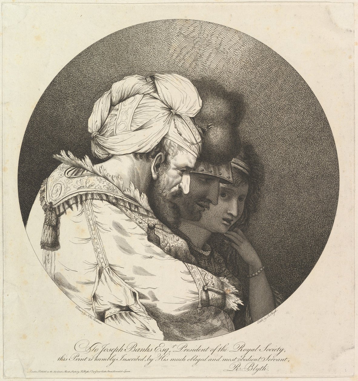 Három keleti fej, 1780. március 5. alkotó: Robert Blyth