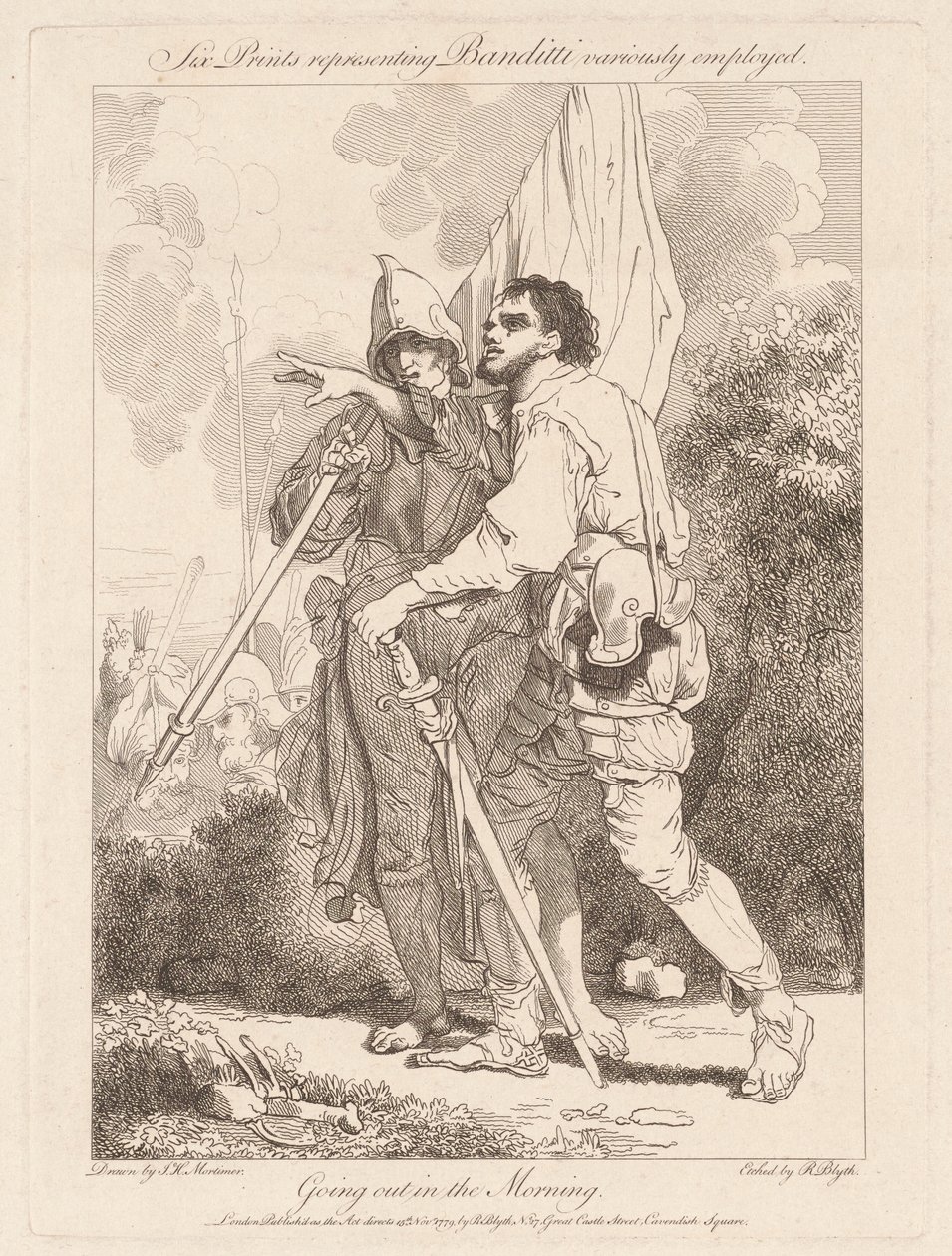 Kimenni reggel alkotó: Robert Blyth, after John Hamilton Mortimer