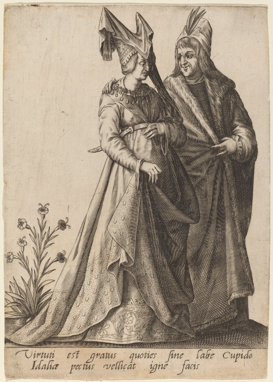 Az erény mindig hálás, amikor..., 1597 alkotó: Robert Boissard