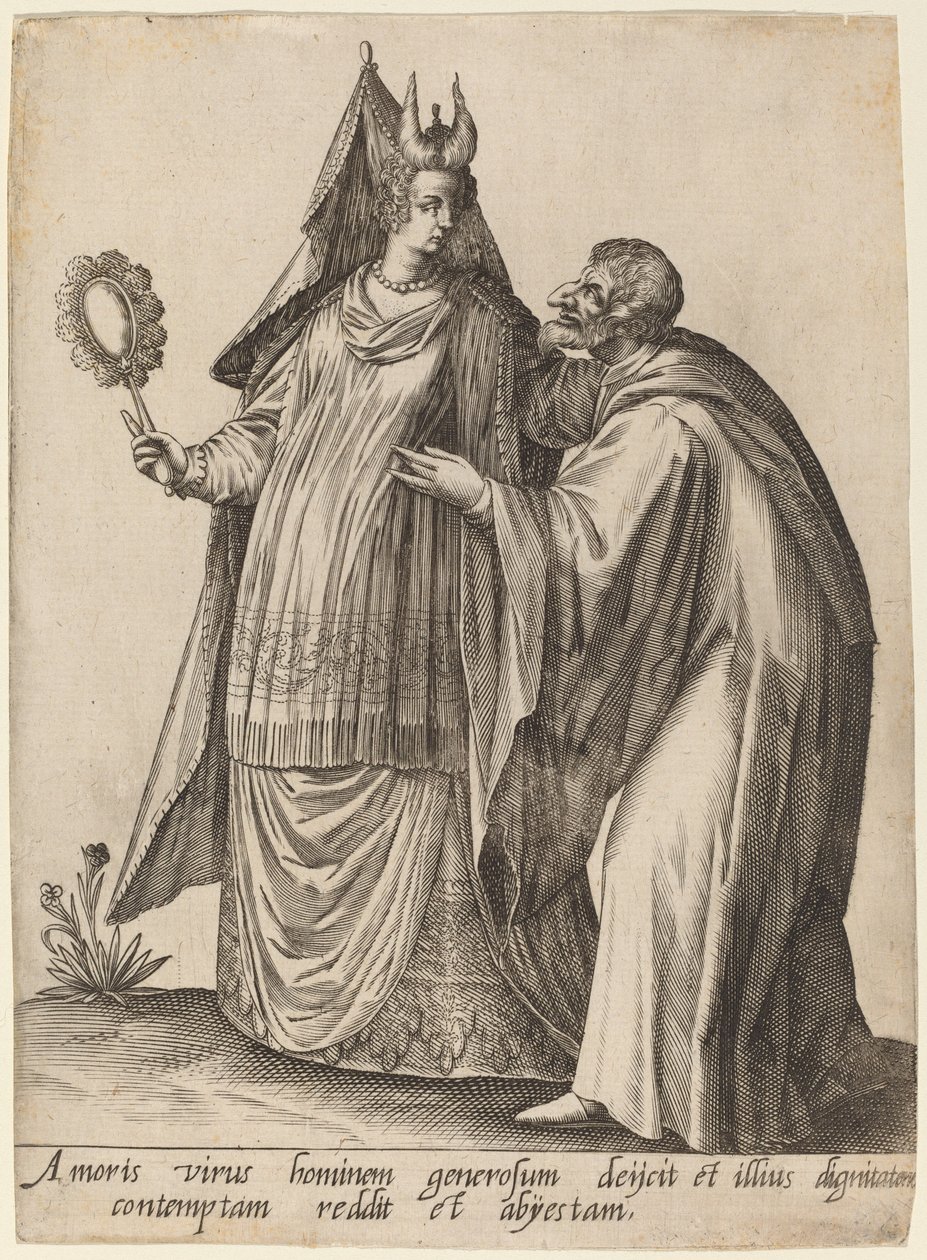 Szerelem vírus ember... alkotó: Robert Boissard after Jean Jacques Boissard