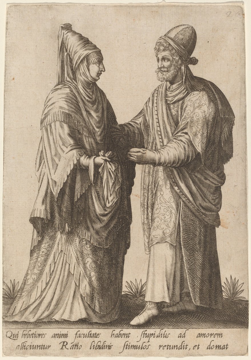 Akik eltompítják a szellemi képességeiket... alkotó: Robert Boissard after Jean Jacques Boissard