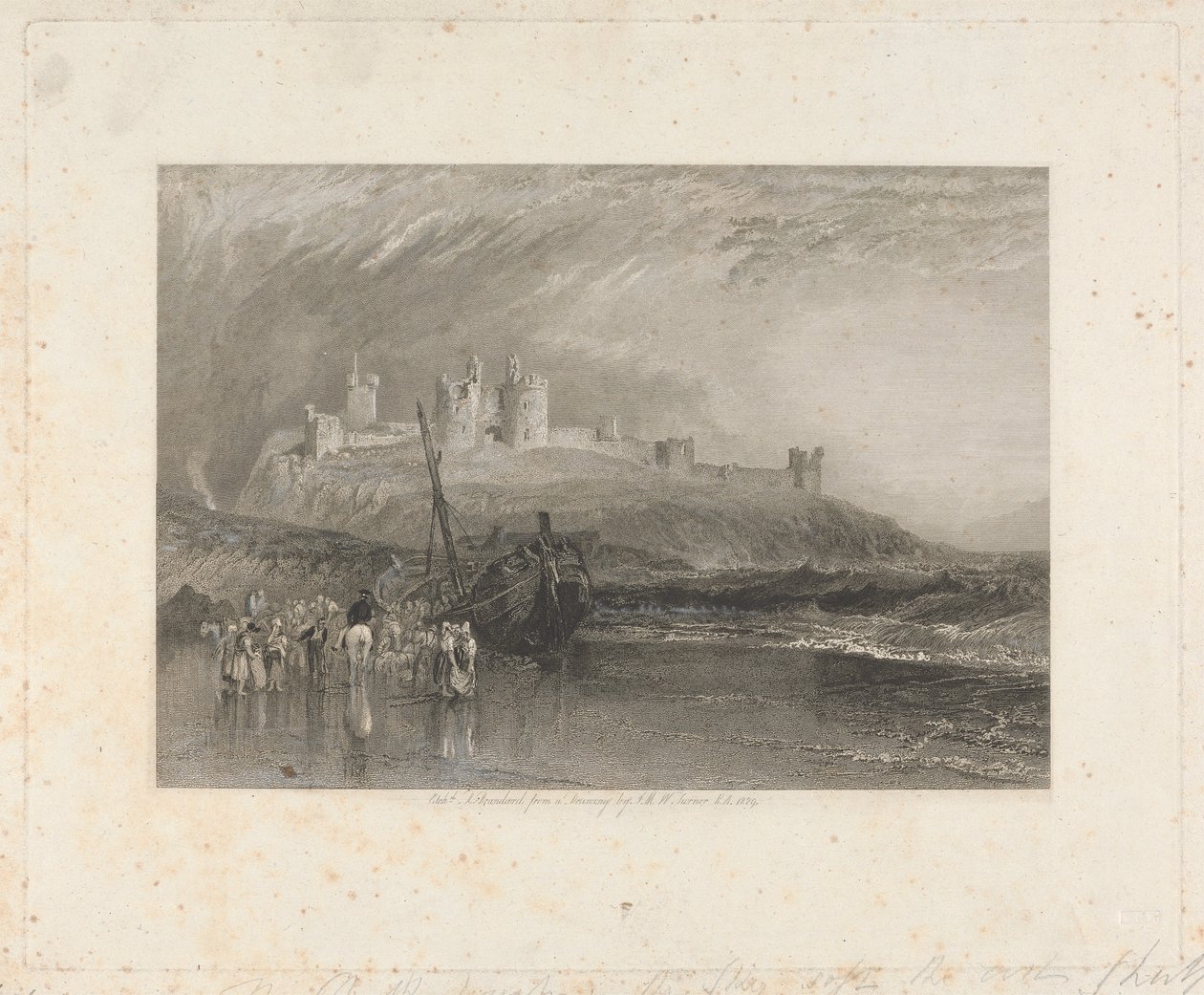 Dunstanburgh kastély, Northumberland alkotó: Robert Brandard