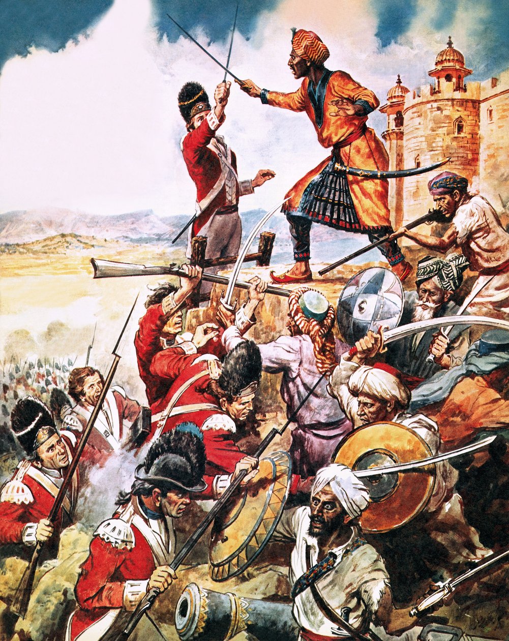 Hogyan győzte le Arthur Wellesley, Wellington első hercege a mysori szultánt alkotó: Robert Brook