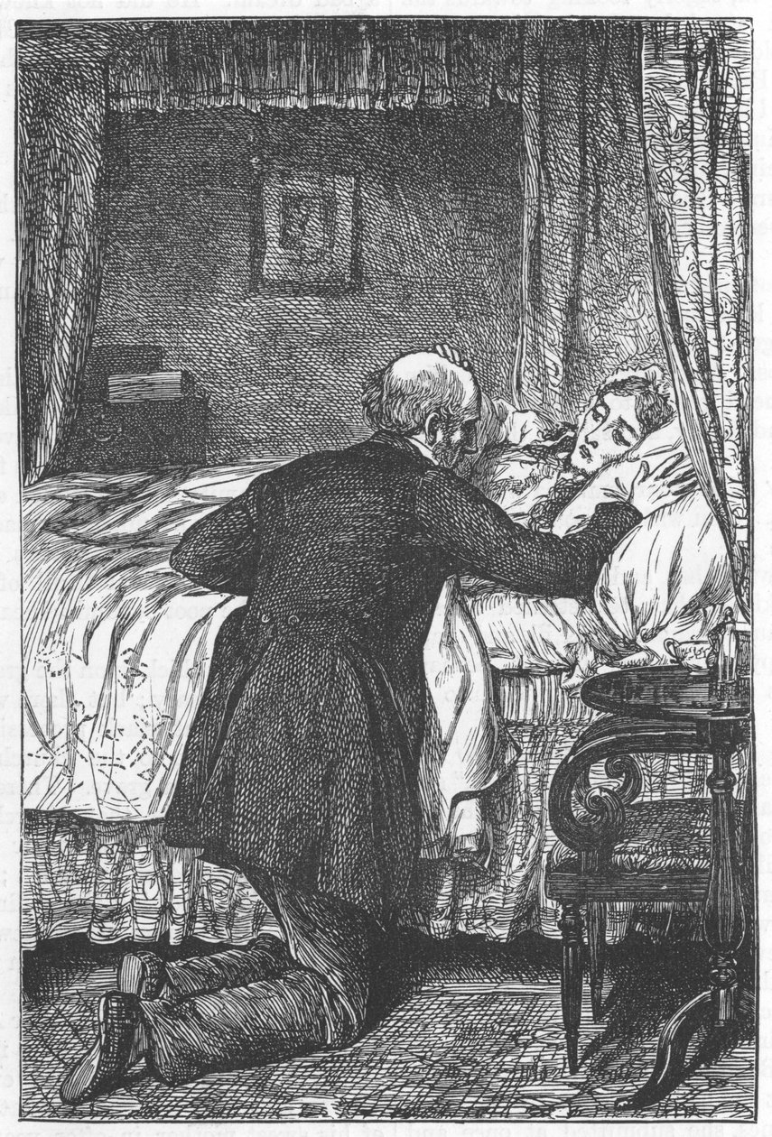 Jelenet a papi élet jeleneteiből, George Eliottól, 1883 alkotó: Robert Brown