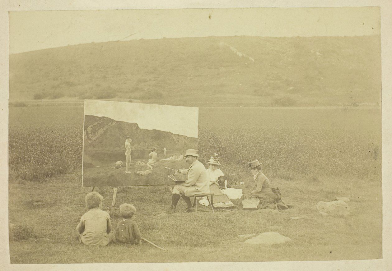 A művész fia, Barrett Browning, 1885-1889 körül. alkotó: Robert Browning