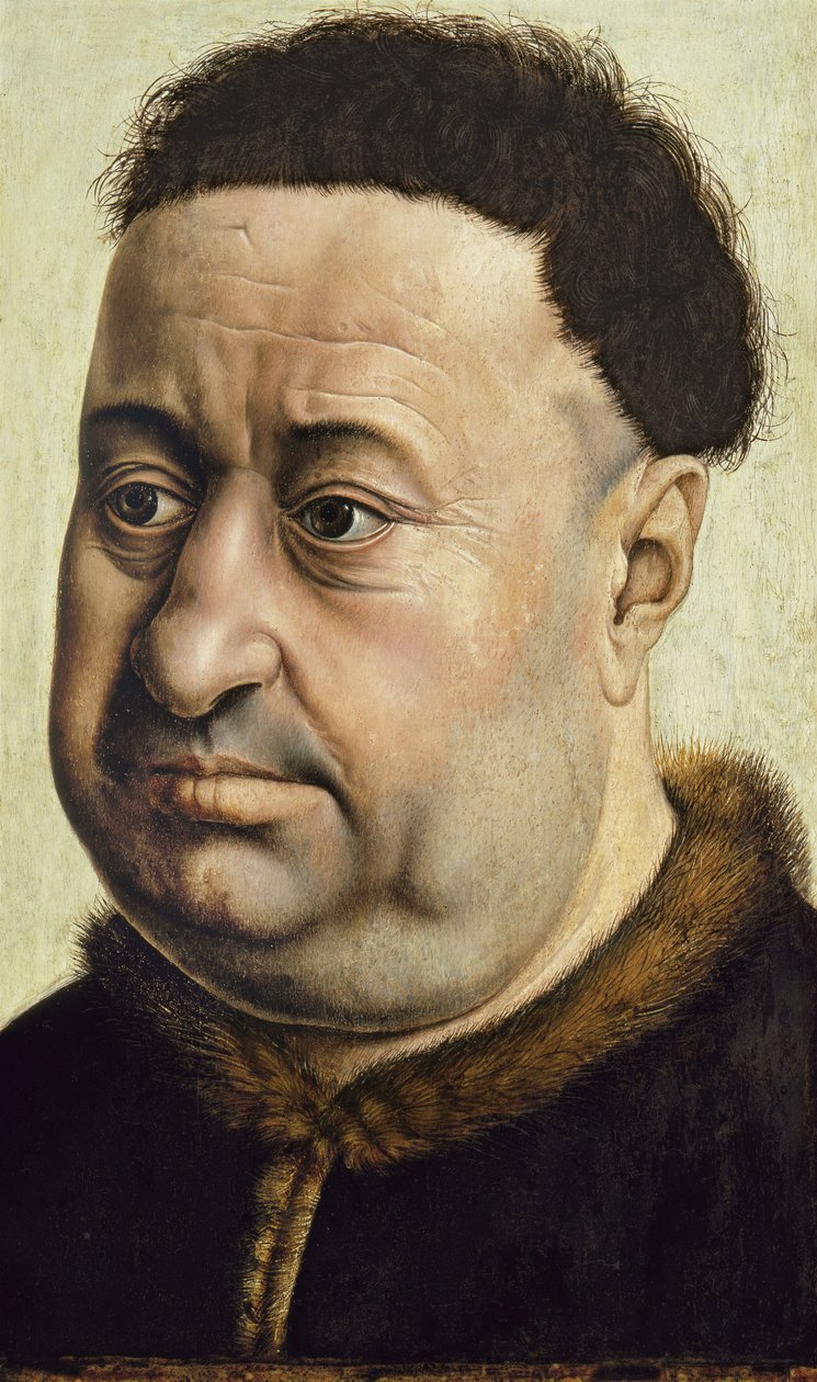 Robert de Masmines férfi portréja, 1425 körül alkotó: Robert Campin
