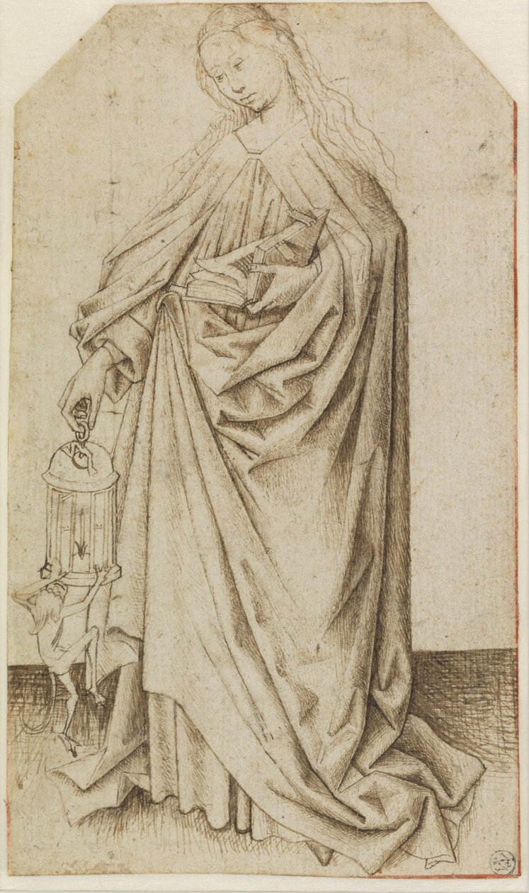 Szent Gudula alkotó: Robert Campin