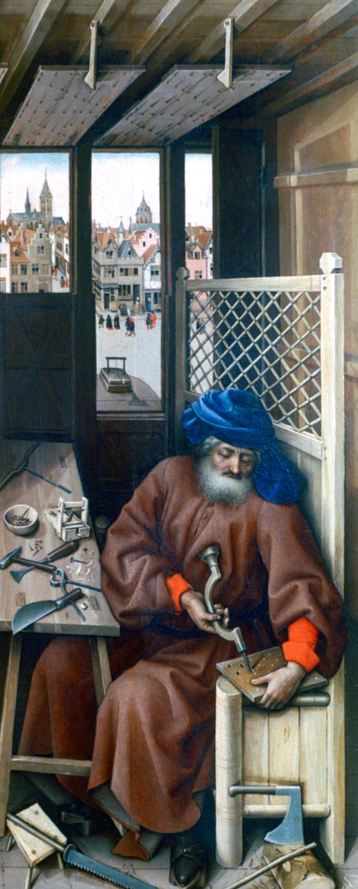 Szent József, 1425 alkotó: Robert Campin