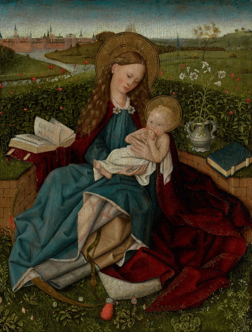Az alázat Madonnája alkotó: Robert Campin