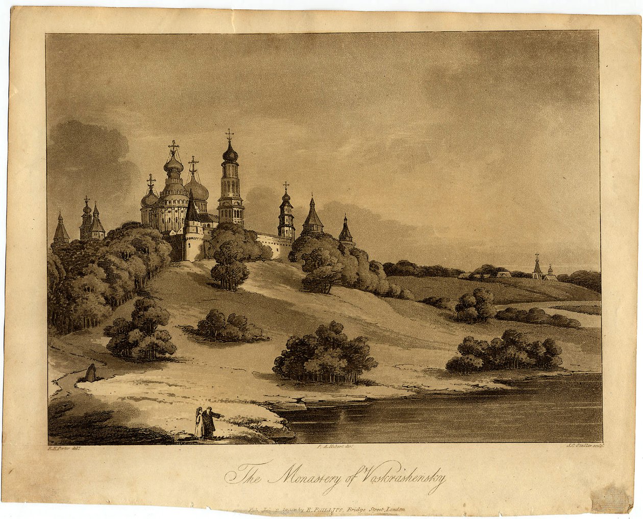 Új Jeruzsálemi kolostor, 1809 alkotó: Robert Carr Porter