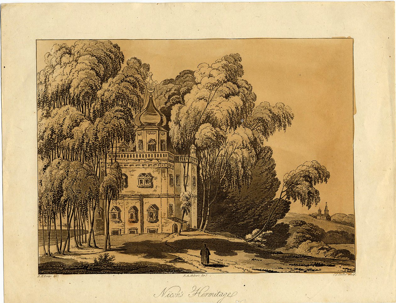 Új Jeruzsálemi kolostor, 1809 alkotó: Robert Carr Porter