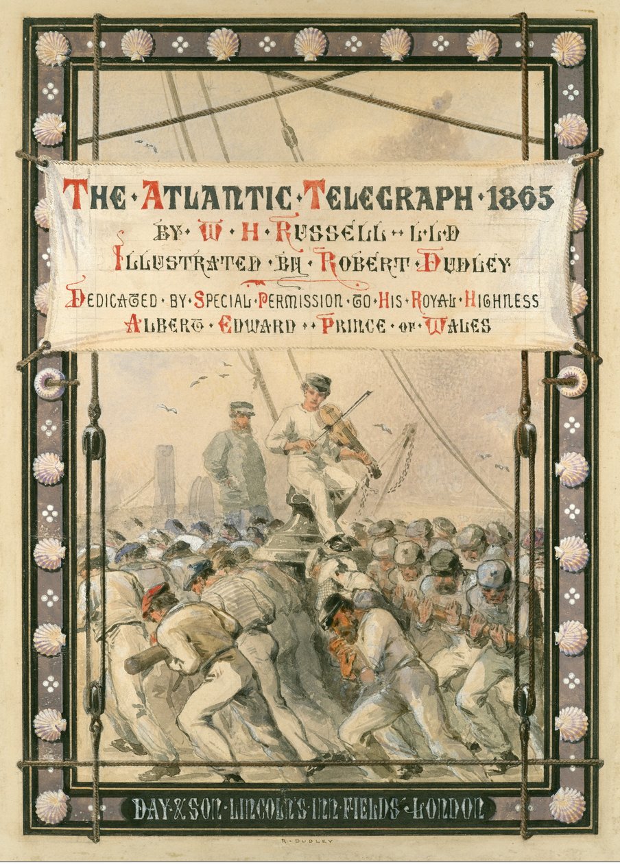 The Atlantic Telegraph, [1866]. alkotó: Robert Charles Dudley