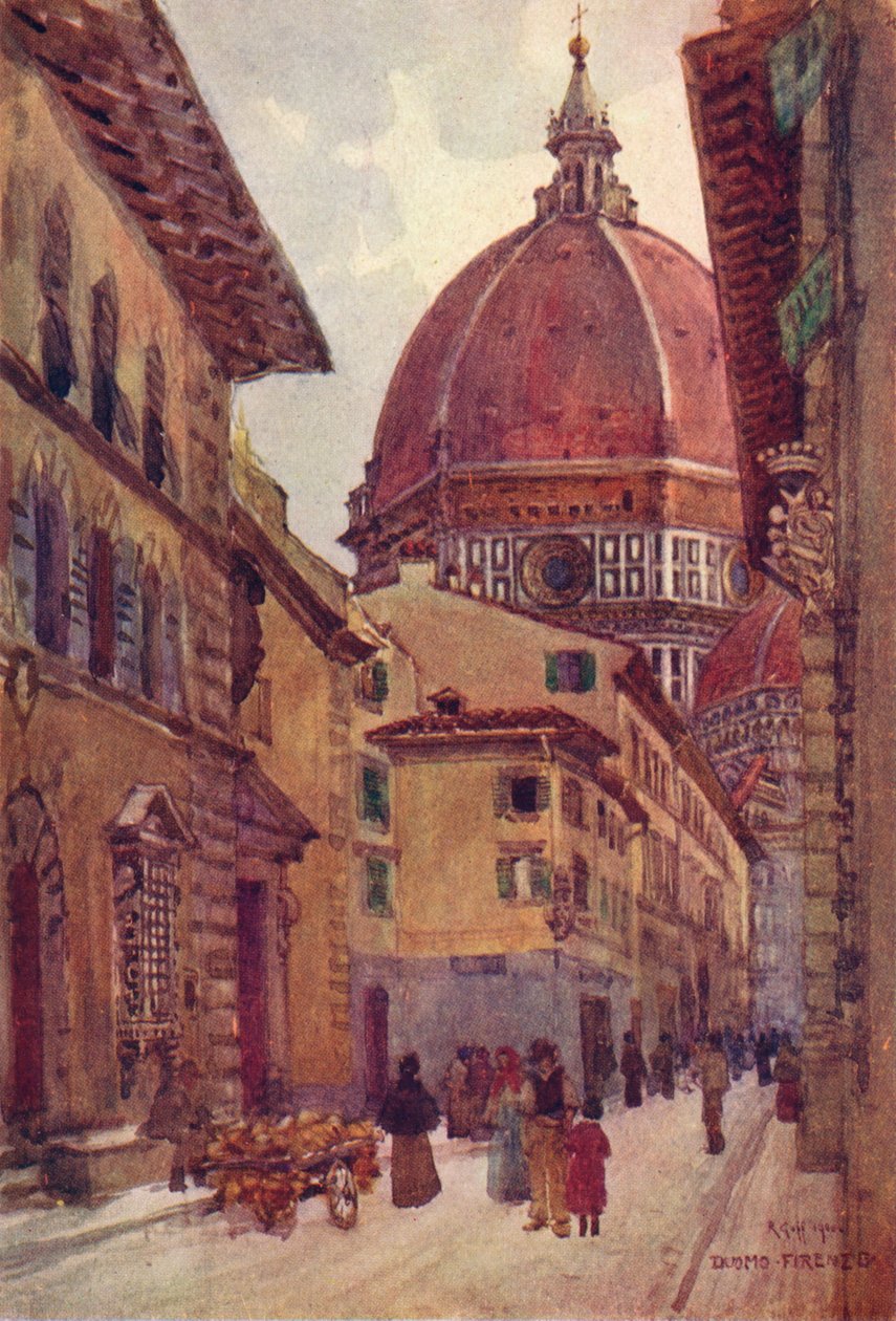 Via Dei Servi, c1905 alkotó: Robert Charles Goff