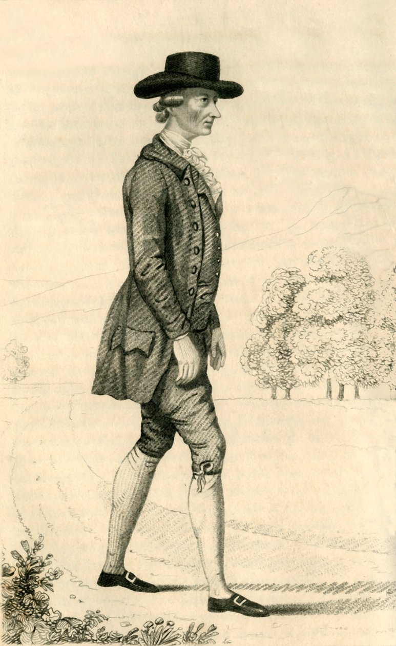Foster Powell – Az elképesztő gyalogos, 1821. alkotó: Robert Cooper