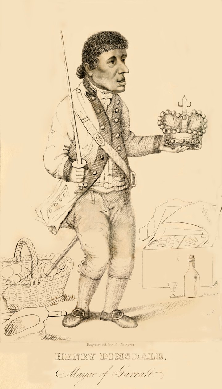 Henry Dimsdale, Garratt polgármestere, 1821. alkotó: Robert Cooper