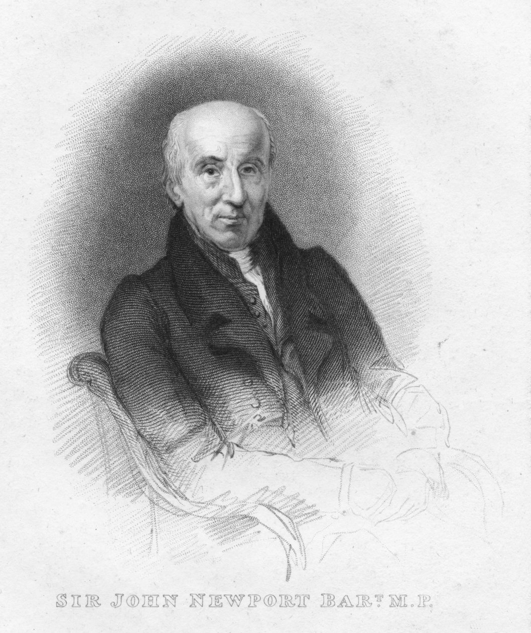 Sir John Newport Bart. olvadáspont, 1826. alkotó: Robert Cooper