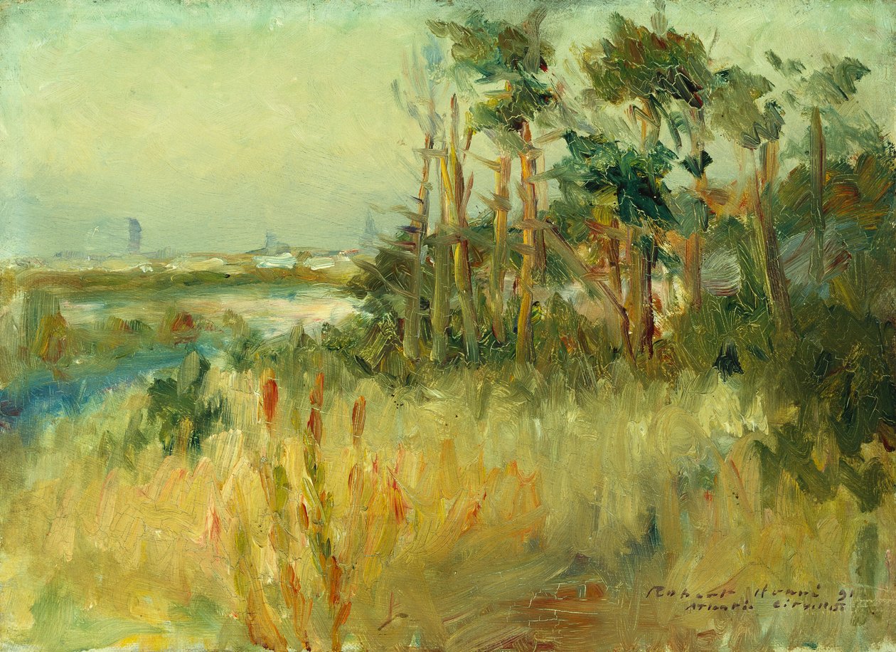 Atlantic City (olaj, vászon) alkotó: Robert Cozad Henri