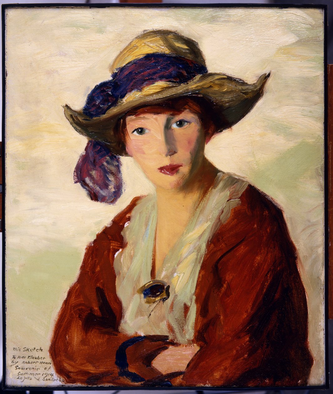 Mrs. Robert Henri portréja, 1914 alkotó: Robert Cozad Henri