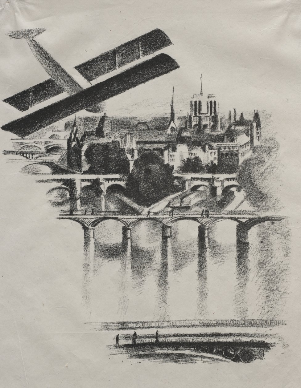 Allo Paris: Párizs és a Notre-Dame hídjai alkotó: Robert Delaunay