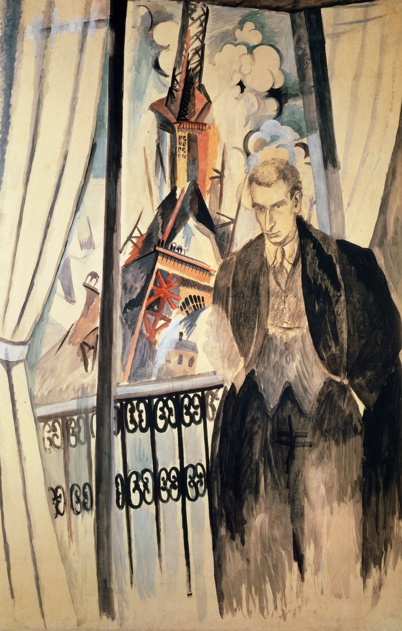 Philippe Soupault portréja (Chaville alkotó: Robert Delaunay