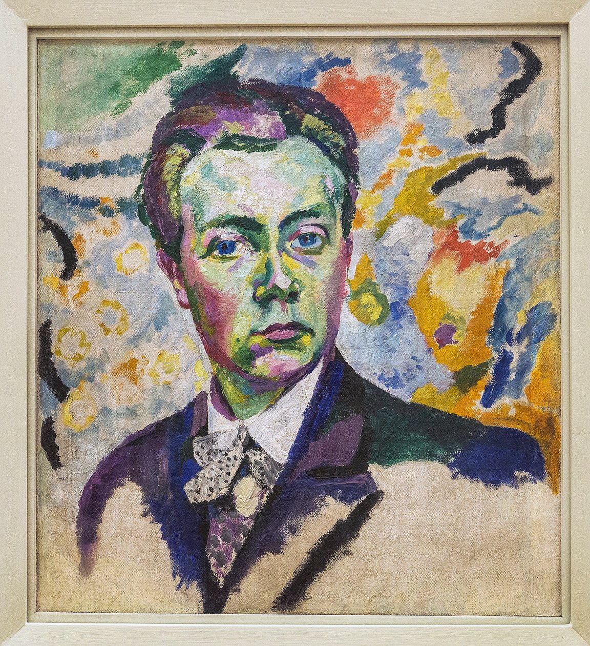 Önarckép - Delaunay Robert (1885-1941) - 1905-1906 tél - Magasság: 0,54 m - Hosszúság: 0,46 m - Párizs, Pompidou központ - Musee national d