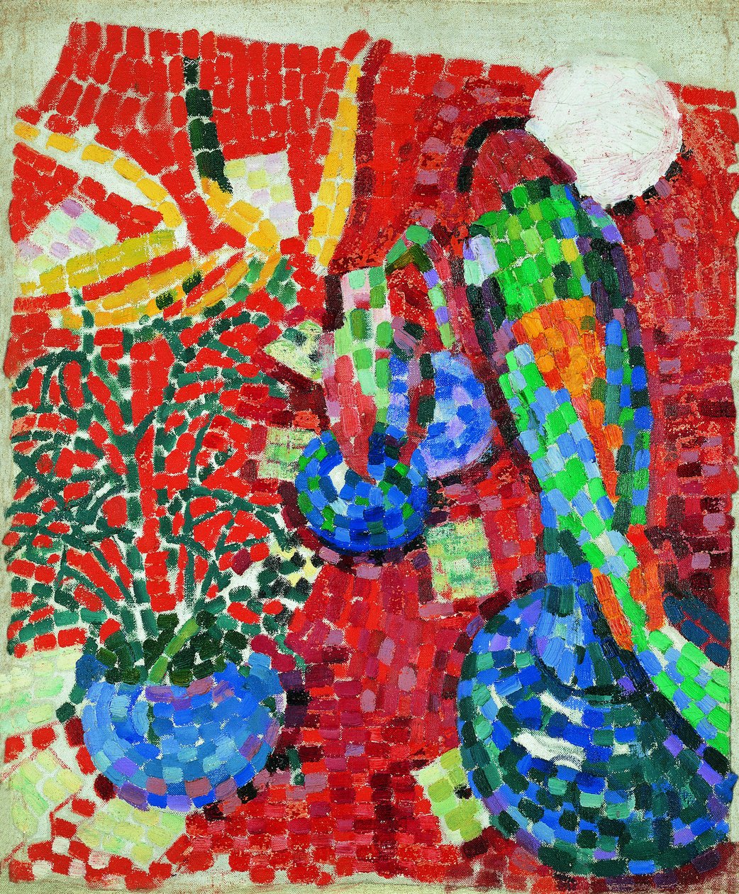 Csendélet papagájjal, 1907 alkotó: Robert Delaunay