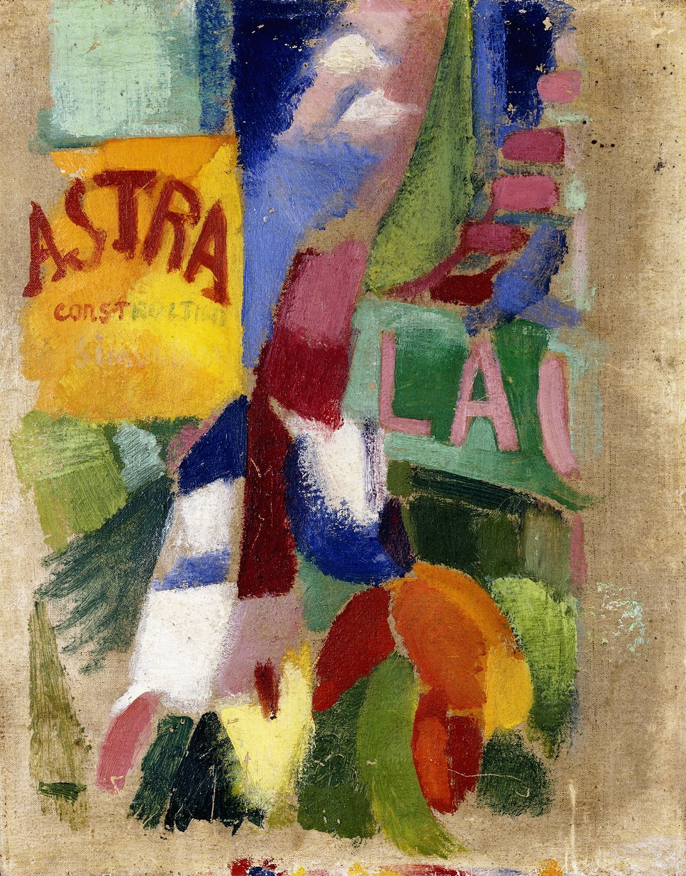 Tanulmány a cardiffi csapatról alkotó: Robert Delaunay