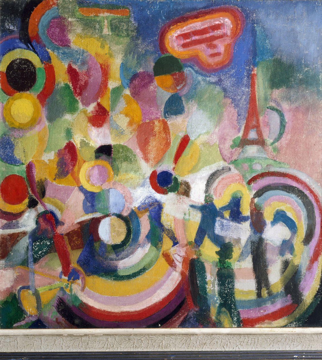 Tisztelet Louis Bleriot előtt (olaj, vászon alkotó: Robert Delaunay