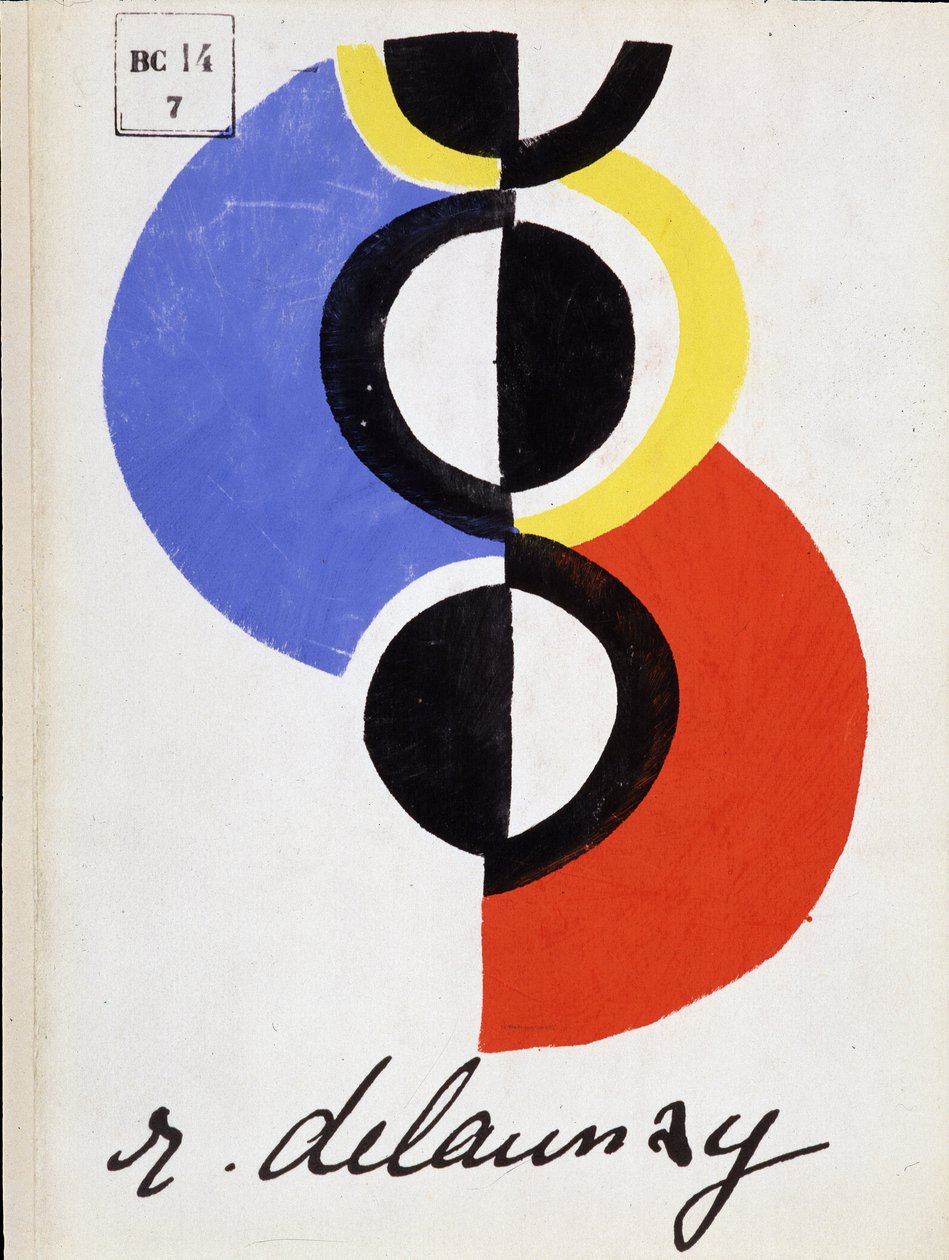 a kiállítás katalógusának borítója. Bála alkotó: Robert Delaunay