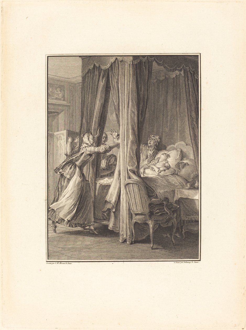 Julie halála alkotó: Robert Delaunay after Jean Michel Moreau