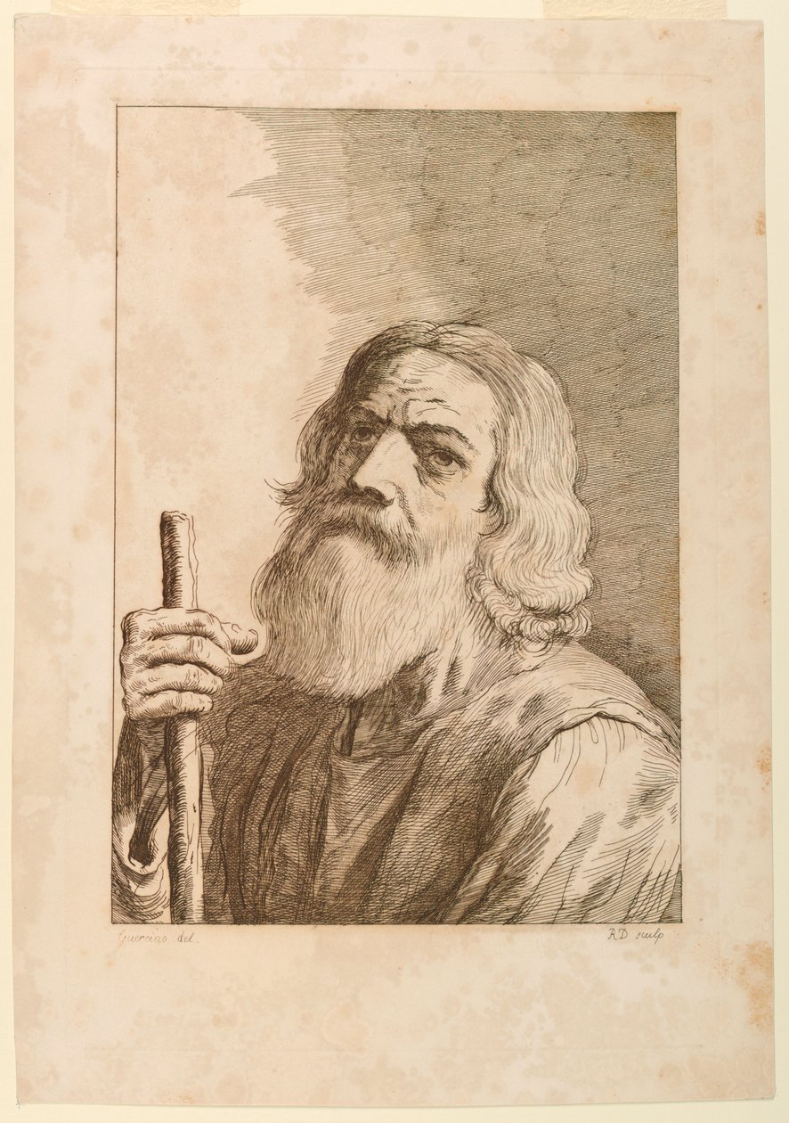 Öreg ember bottal alkotó: Robert Dighton