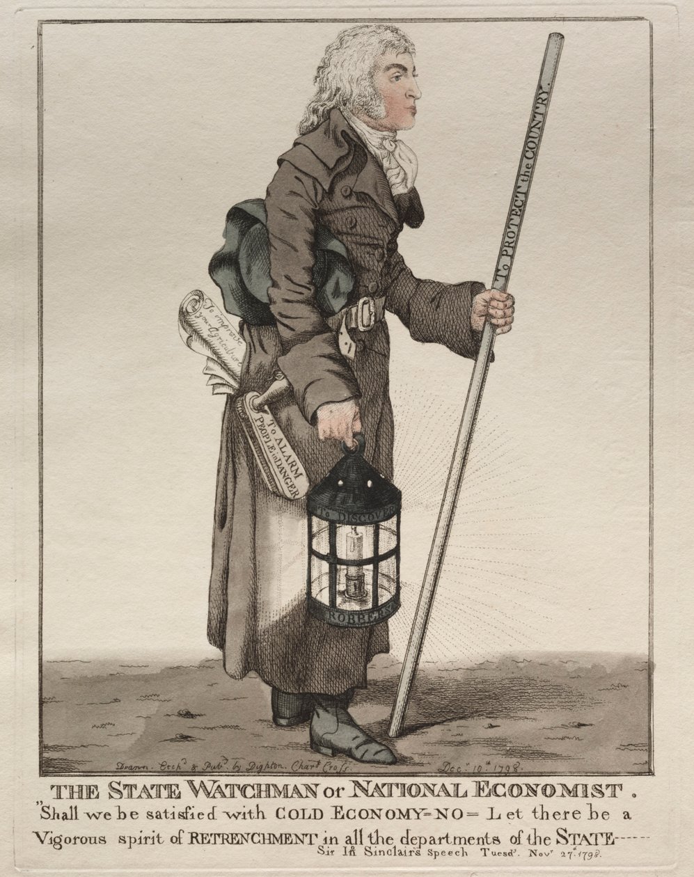 Az Állami Őrző. alkotó: Robert Dighton