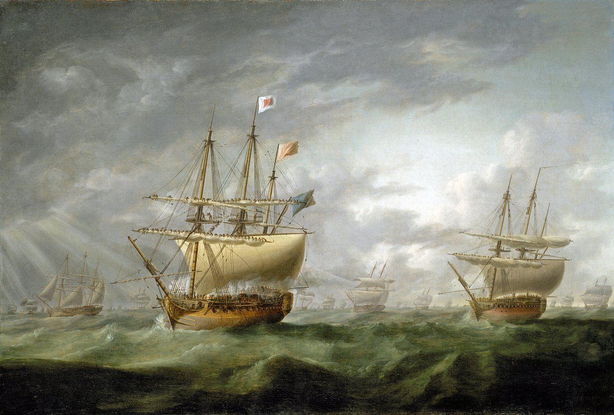 A HMS "Ramillies" elvesztése 1782 szeptemberében alkotó: Robert Dodd