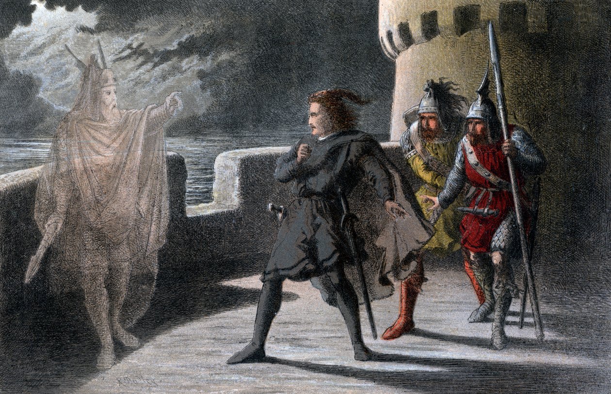 Jelenet a Macbethből, a XVII. századból alkotó: Robert Dudley