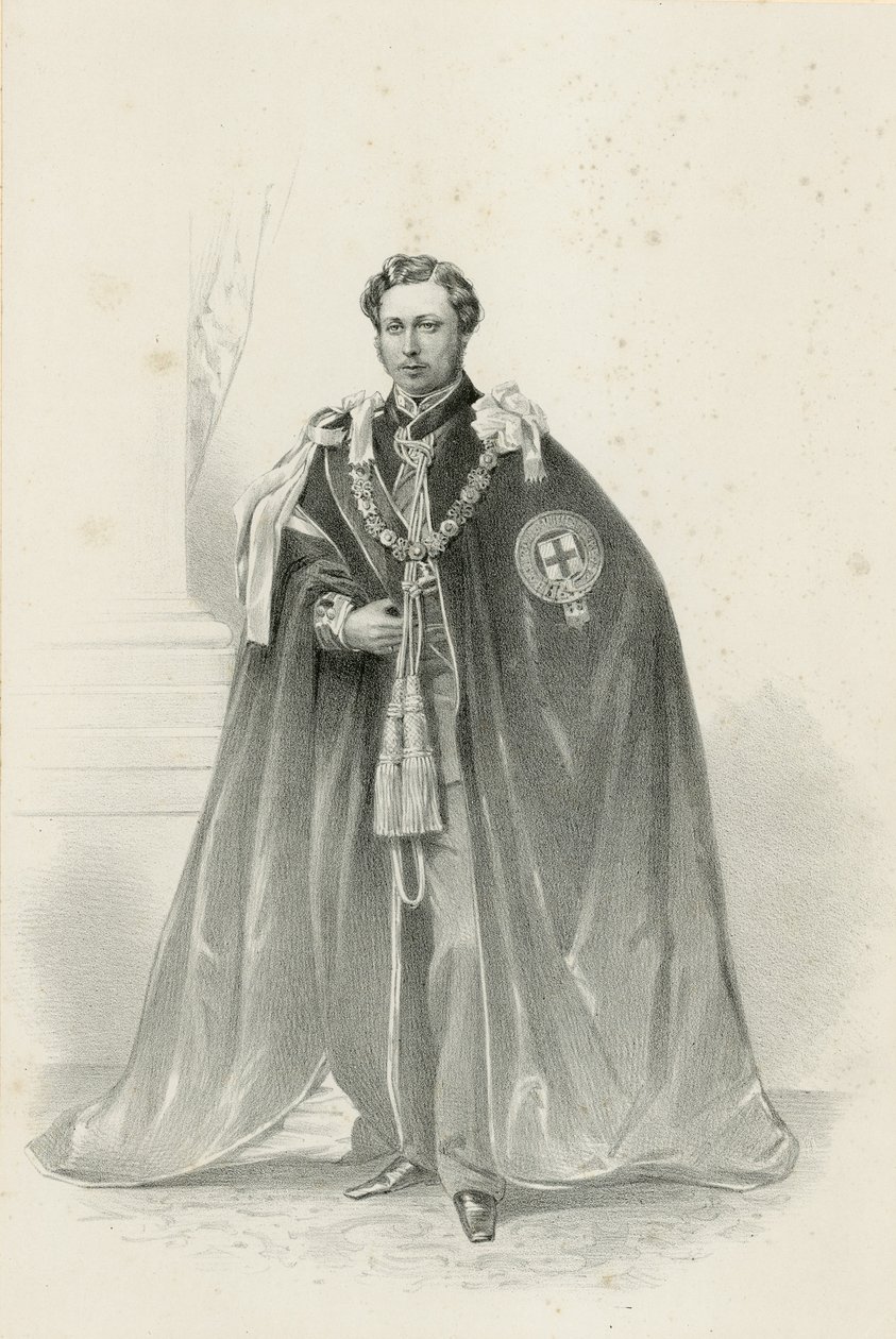 Őfelsége Albert Edward walesi herceg (chromolitho) alkotó: Robert Dudley