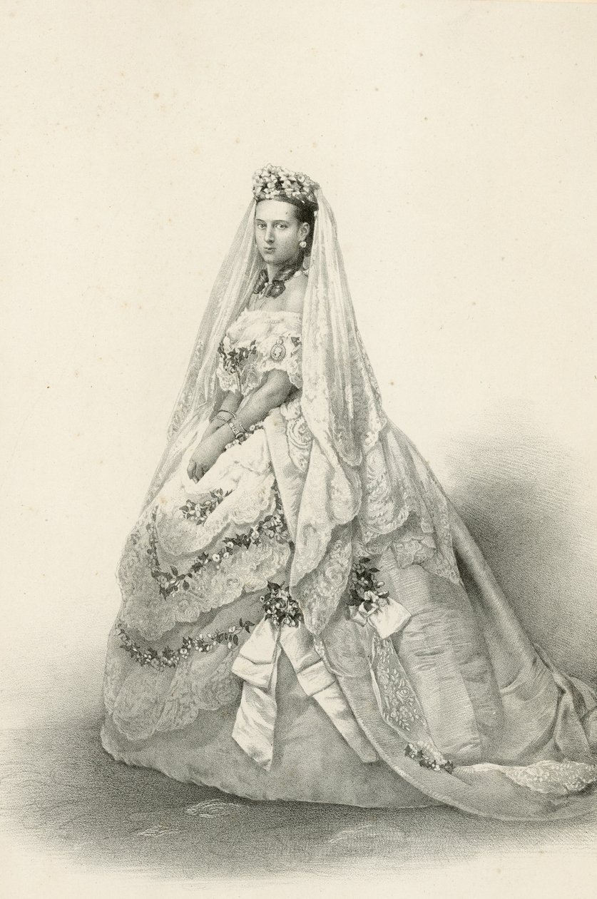 Őfelsége Alexandra dán hercegnő (chromolitho) alkotó: Robert Dudley