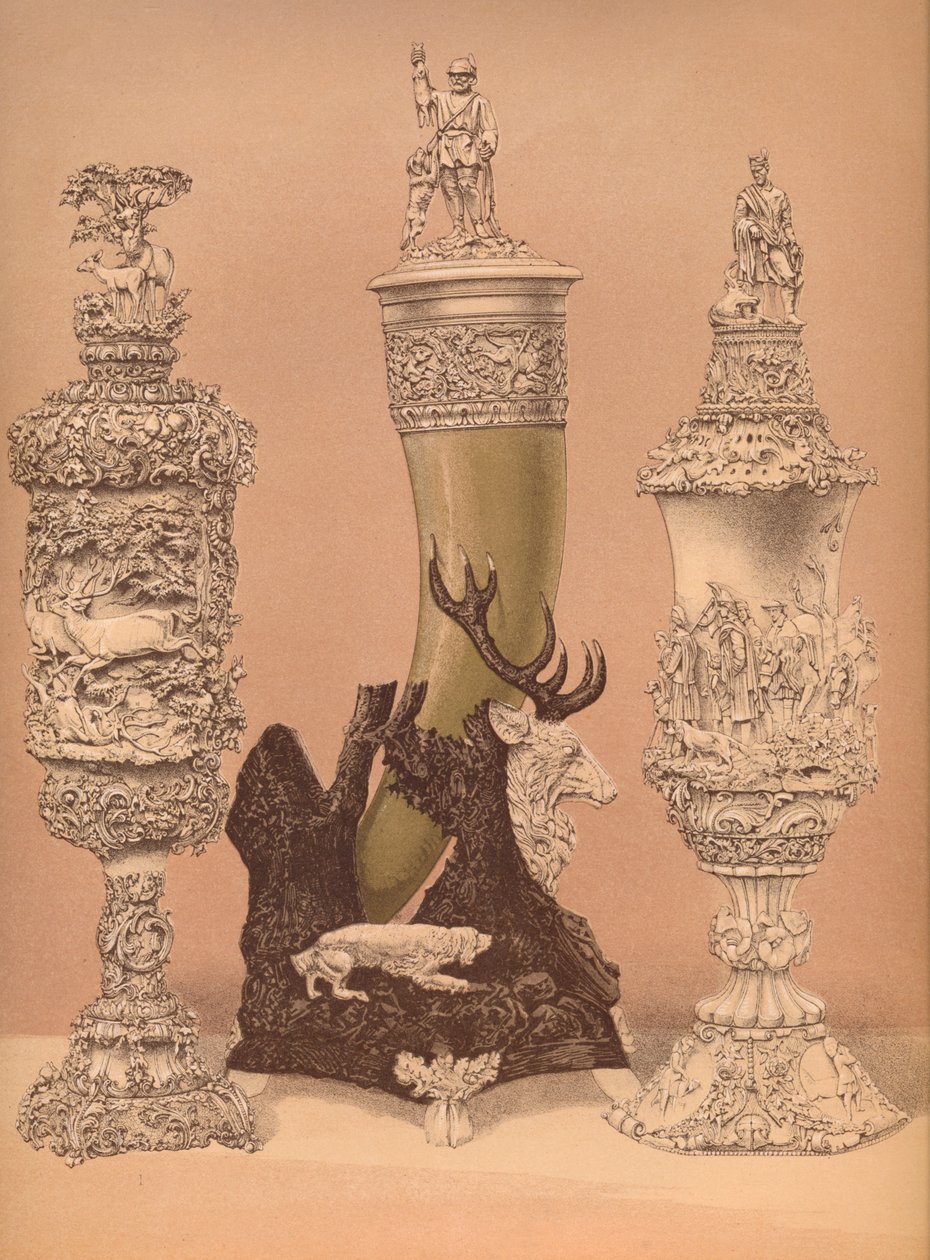 Elefántcsont-faragványok, 1893. alkotó: Robert Dudley