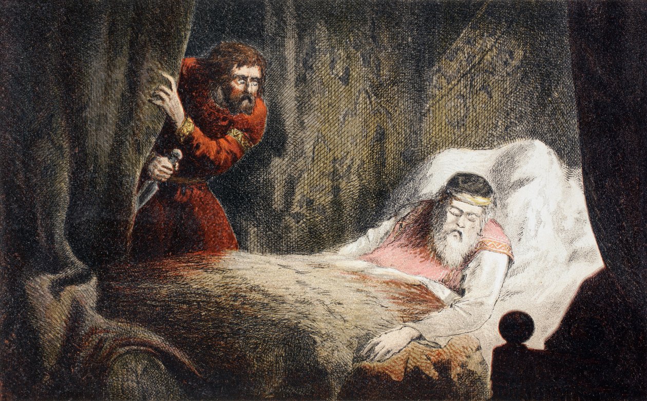Macbeth meg akarja ölni Duncan királyt alkotó: Robert Dudley