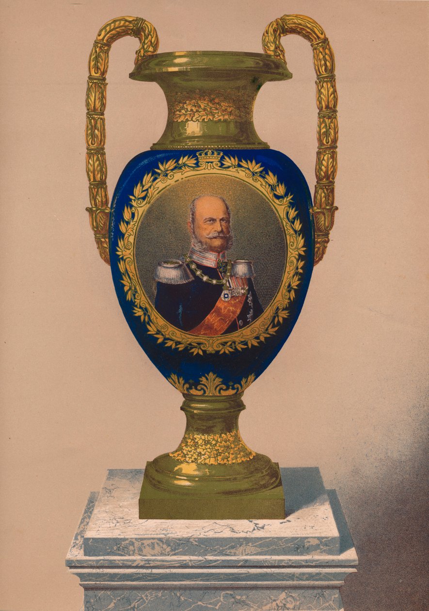 Porcelánváza, 1863. alkotó: Robert Dudley